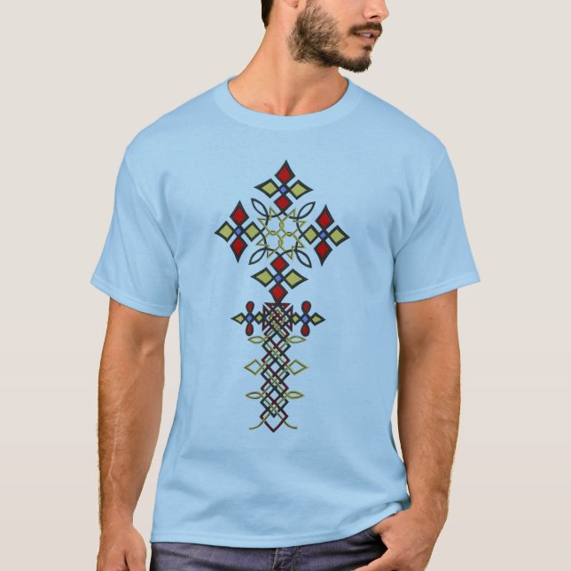 T-shirt Chemise croisée éthiopienne (Devant)
