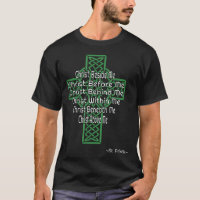 Chemise Croix Celtique Prière Saint Patrick Chréti
