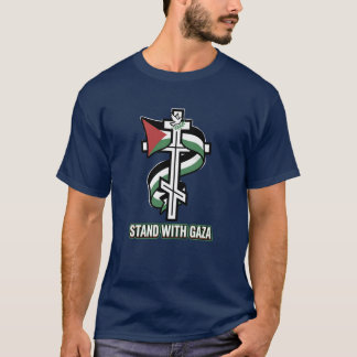 T-shirt Chemise croix chrétienne orthodoxe de Palestine 