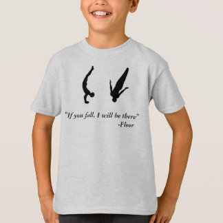 T-shirt Chemise croulante de trempoline de la gymnastique