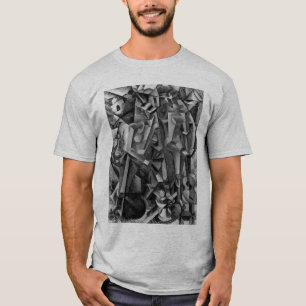 T-shirt Chemise cubiste abstraite moderne de peinture