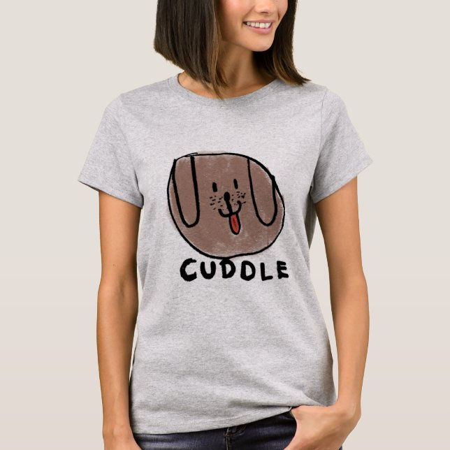 T-shirt Chemise Cuddle Puppy  (Devant)