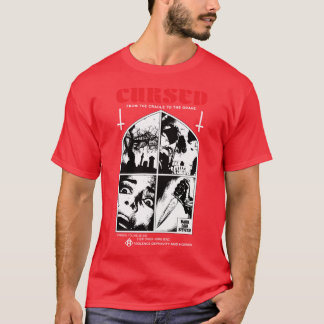 T-shirt Chemise Cursed Horror Horror Slasher Metal Giallo