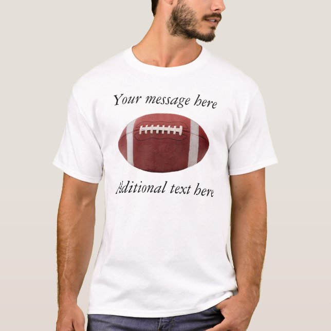 T-shirt Chemise customisée du football (Devant)