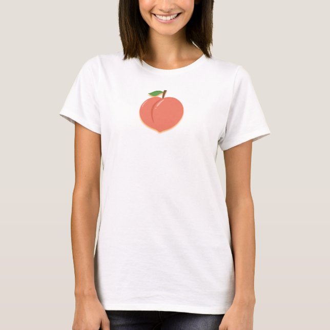 T-shirt Chemise Cute Peach (Devant)