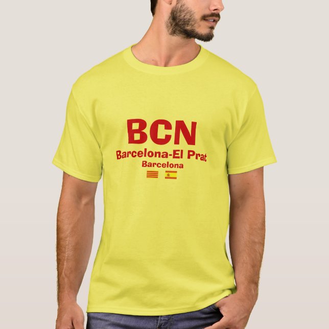T-shirt Chemise d'aéroport d'EL-Couillon de Barcelona* (Devant)