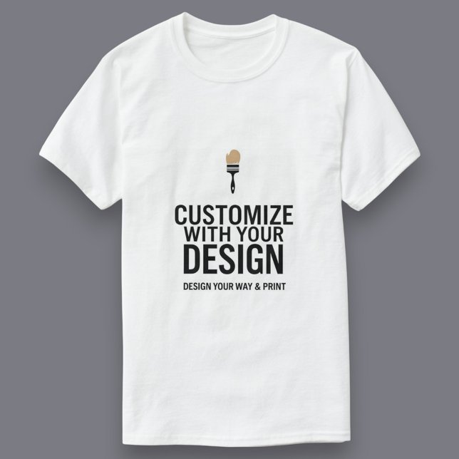 T-shirt Chemise d'affaires simple personnalisable (Créateur téléchargé)
