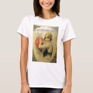 T-shirt Chemise d'affiche de plage de Pontchartrain