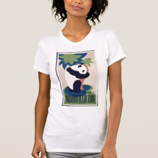 T-shirt Chemise d'affiche d'ours panda