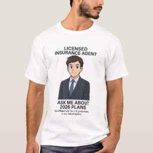 T-shirt Chemise d'agent d'assurance agréé