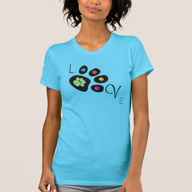 T-shirt Chemise d'ailes d'amour et d'ange d'empreintes de (Devant)