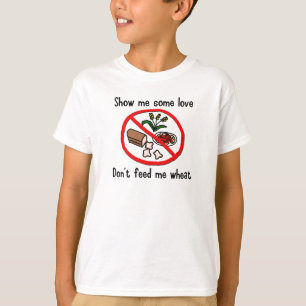 T-shirt Chemise d'allergie de blé