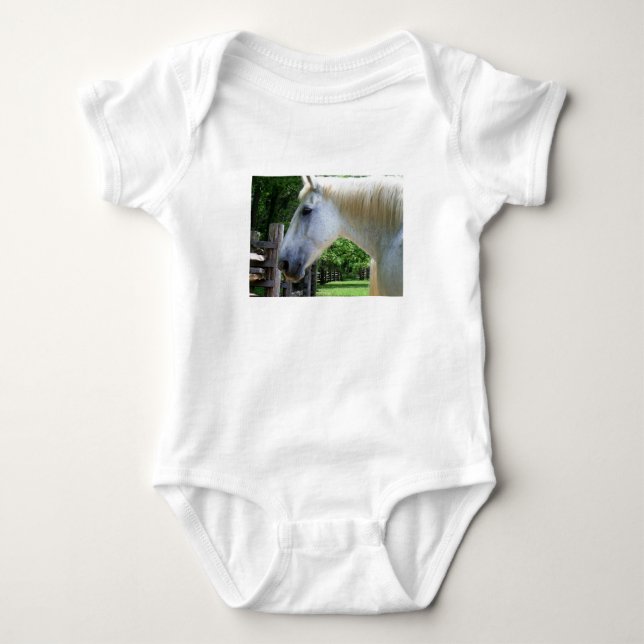 T-shirt chemise d'amant de cheval (Devant)