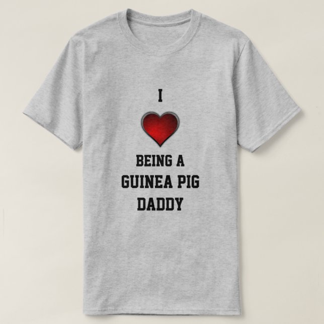 T-shirt Chemise d'amant de cobaye (Design devant)