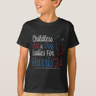 T-shirt Chemise Dames Femme Chien Sans Enfant Pour Kamala