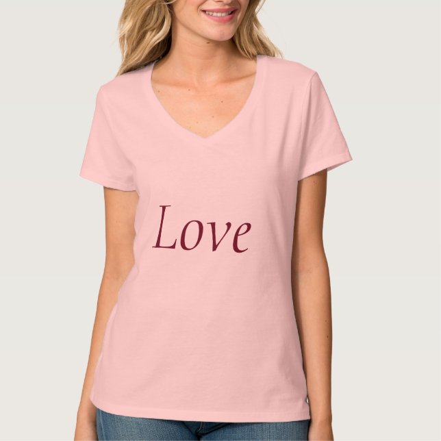 T-shirt Chemise d'amour (Devant)