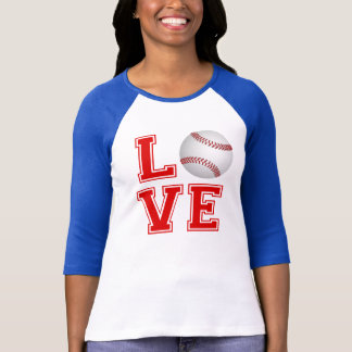 T-shirt Chemise d'AMOUR de base-ball