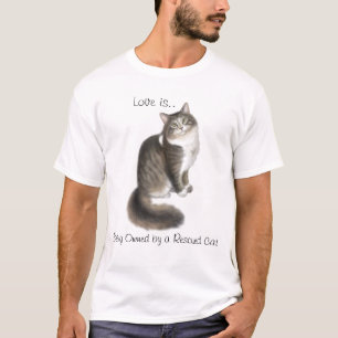 T-shirt Chemise d'amour de chat de délivrance