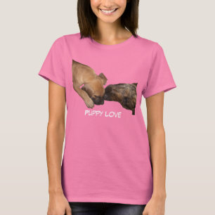 T-shirt Chemise d'amour de chiot