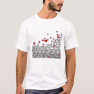 T-shirt Chemise d'amour de Saint-Valentin