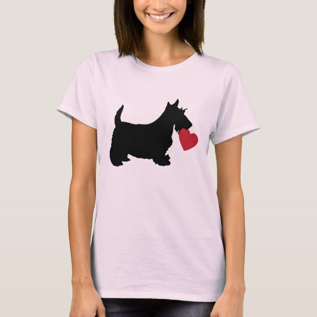 T-shirt Chemise d'amour de Scottie (Devant)