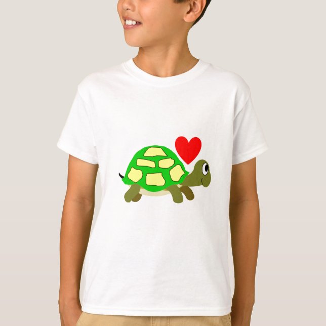 T-shirt Chemise d'amour de tortue (Devant)