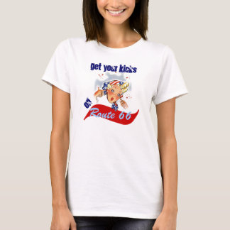 T-shirt Chemise d'amusement de voyage de l'itinéraire 66