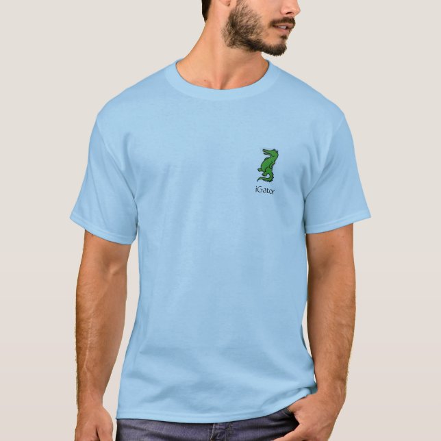 T-shirt chemise d'amusement d'iGator (Devant)