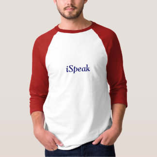 T-shirt chemise d'amusement d'iSpeak