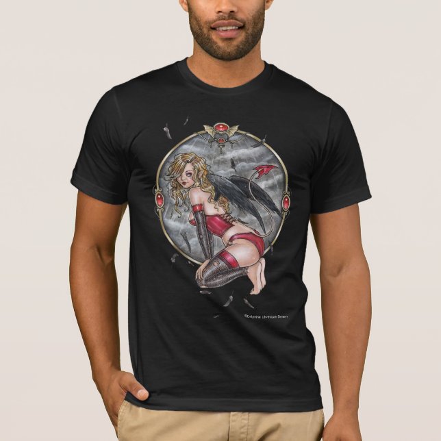 T-shirt Chemise d'ange de diable (Devant)