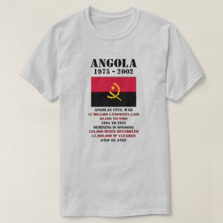 T-shirt Chemise Danger Mines, Angola