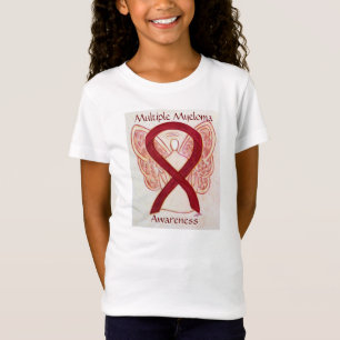 T-Shirt Chemise d'angle à ruban de sensibilisation au myél