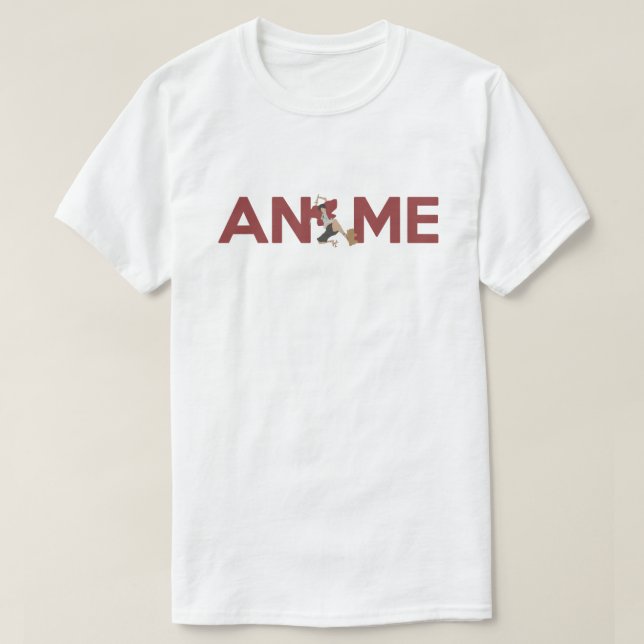T-shirt Chemise d'Anime (Design devant)