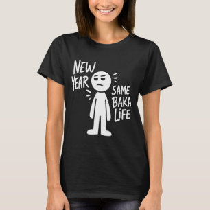 T-shirt Chemise d'année même vie d'idiot d'anime humour