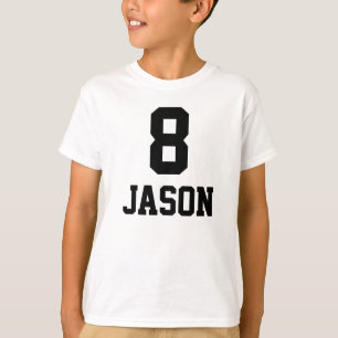 T-shirt Chemise d'anniversaire 8 + Nom