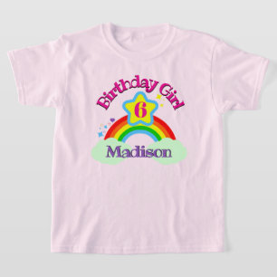 T-shirt Chemise d'anniversaire arc-en-ciel
