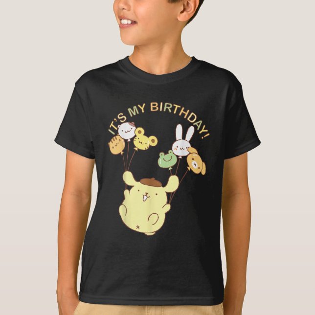 T-shirt Chemise d'anniversaire Cute Kawaii | Animal Balloo (Devant)
