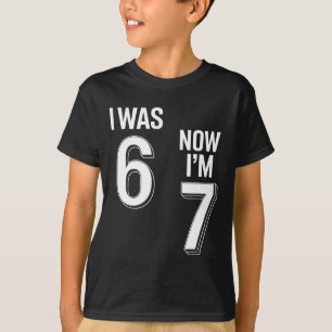 T-shirt Chemise d'anniversaire de 7 ans - J'avais 6 ans ma