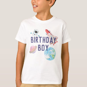 T-shirt Chemise d'anniversaire de l'espace extra-atmosphé