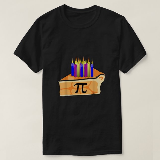 T-shirt Chemise d'Anniversaire Jour Pi 3 14 Math Geek Pie  (Design devant)