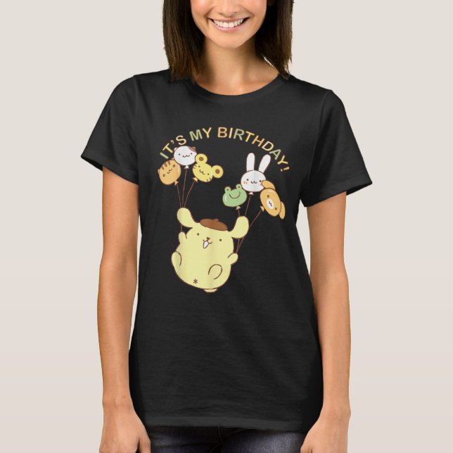 T-shirt "Chemise d'anniversaire mignonne Kawaii | Animal B (Devant)