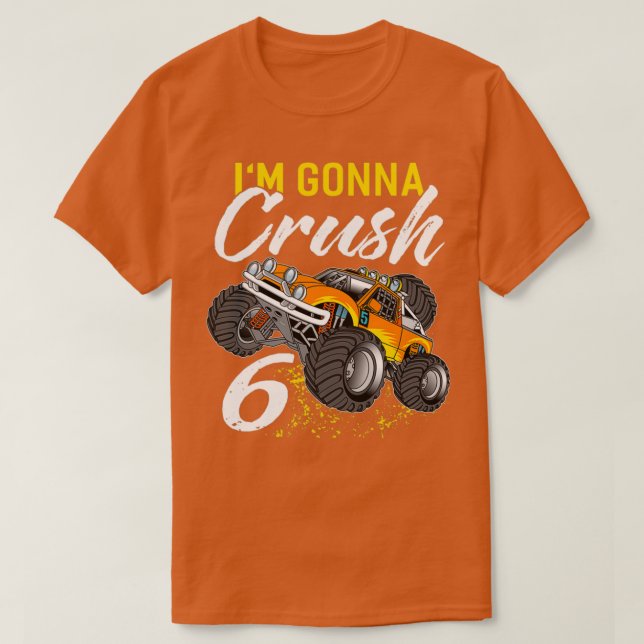 T-shirt Chemise d'anniversaire Monster Truck 9 (Design devant)