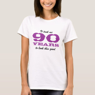 T-shirt Chemise d'anniversaire pour la femme de 90 ans