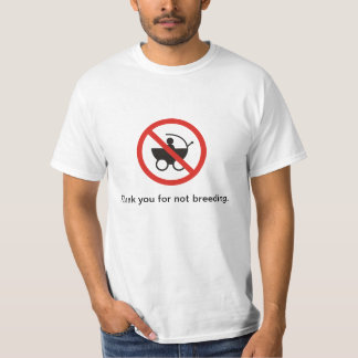 T-shirt chemise d'antinatalism