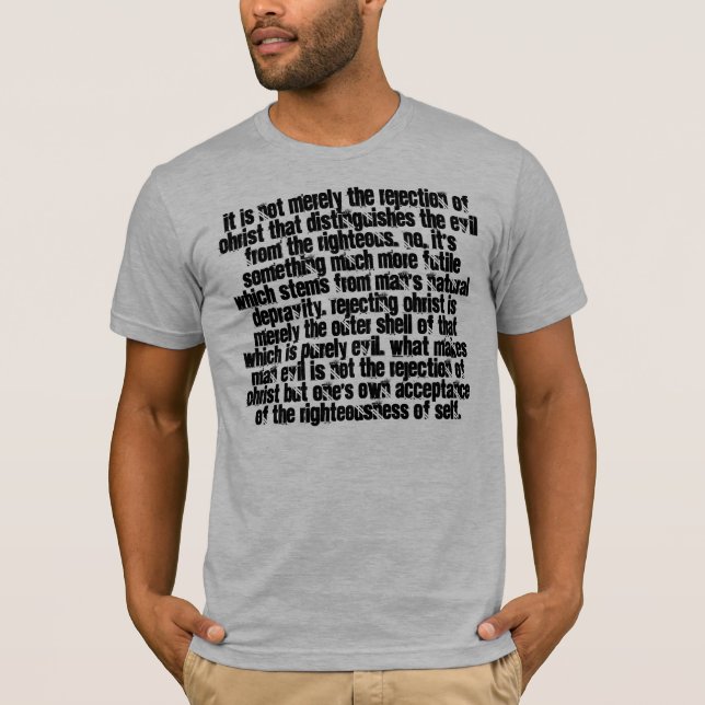 T-shirt Chemise d'Apologetics (Devant)