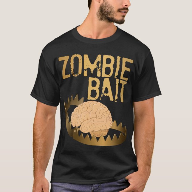T-shirt Chemise d'appât Zombie (Devant)
