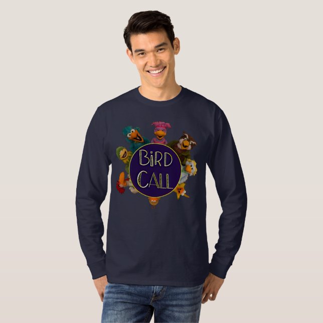 T-shirt Chemise d'appel d'oiseaux (Devant entier)