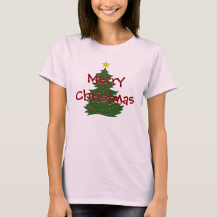 T-shirt Chemise d'arbre de Noël d'autisme - lumière