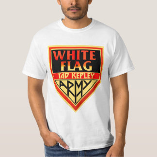 T-SHIRT CHEMISE D'ARMÉE DU DRAPEAU BLANC TAD KEPLEY