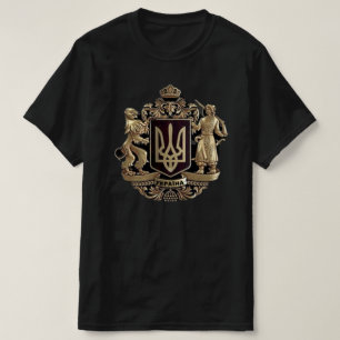 T-shirt Chemise d'armoiries ukrainienne